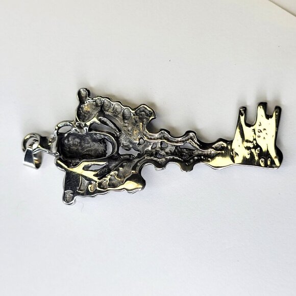 Skull Key Pendant Stainless Steel - Picture 5 of 9